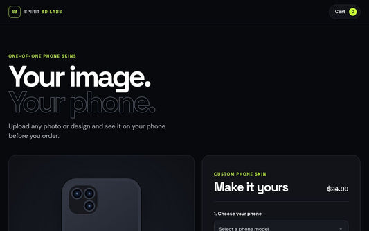 Create a custom phone skin with your own image